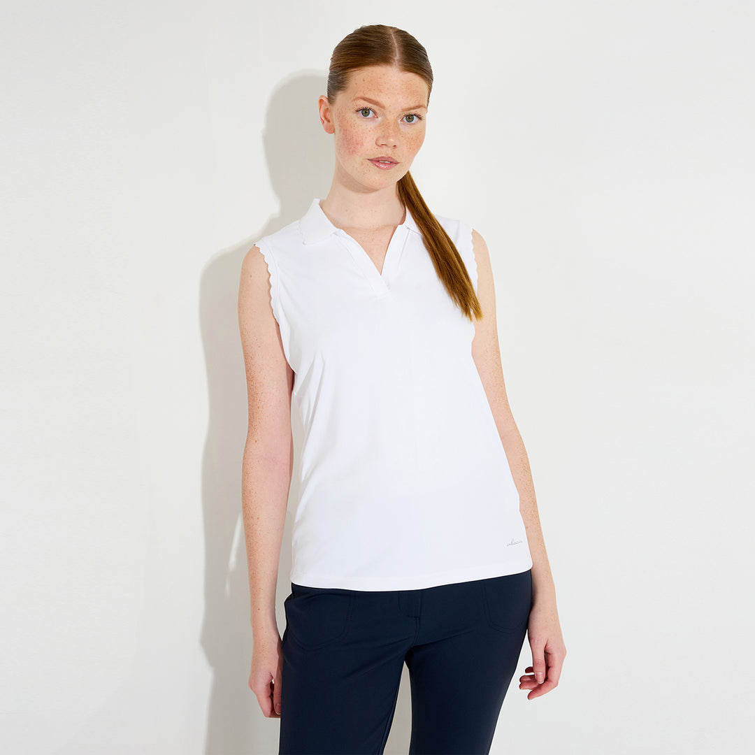 Lds Victoria Drycool Sleeveless Polo