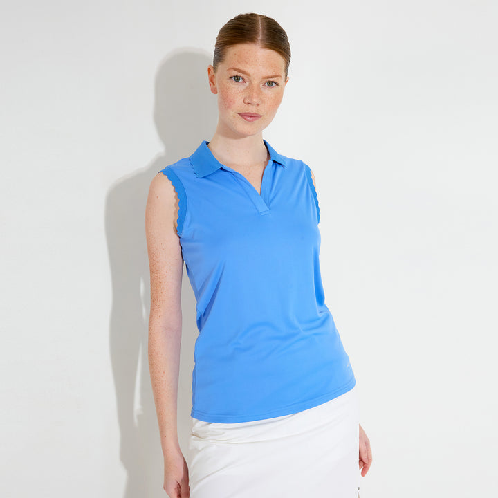 Lds Victoria Drycool Sleeveless Polo