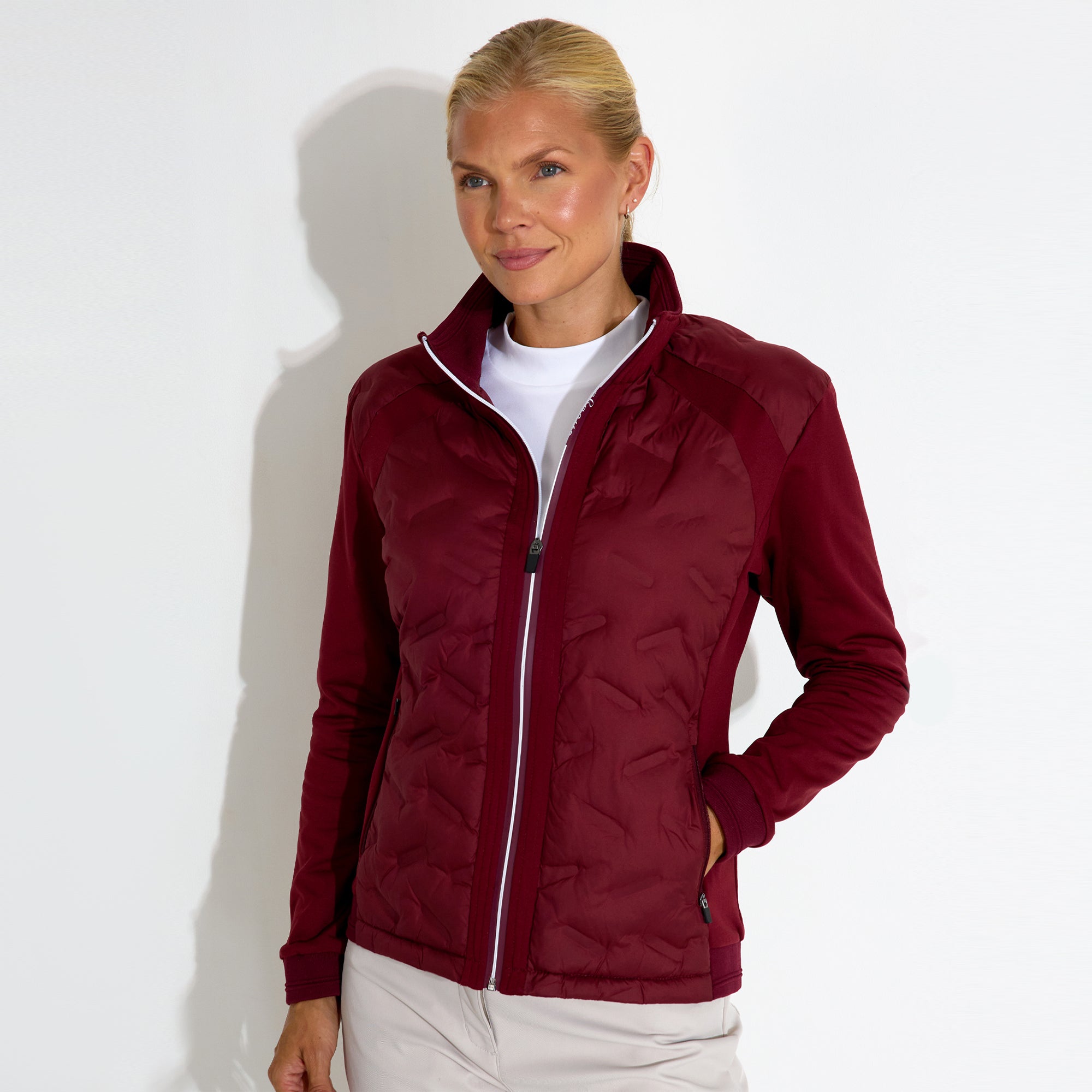Lds Portrush Hybrid Jacket – Abacus Sportswear US