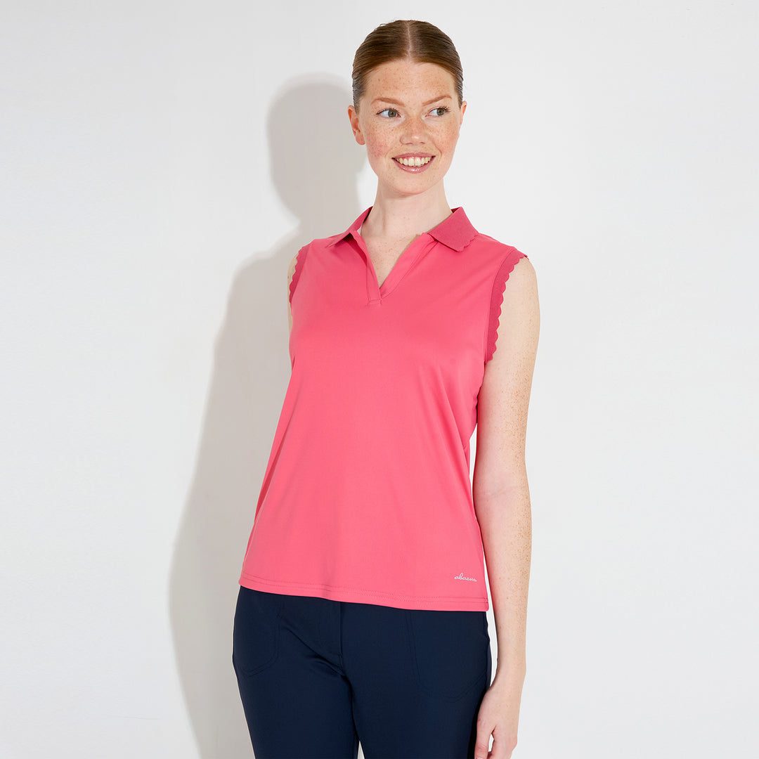Lds Victoria Drycool Sleeveless Polo