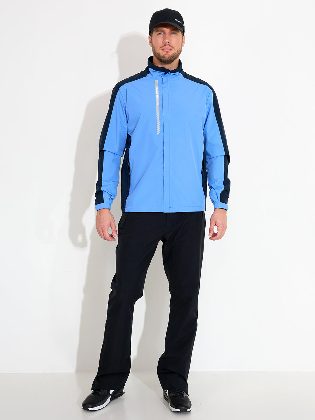 Mens Links Stretch Rain Jacket