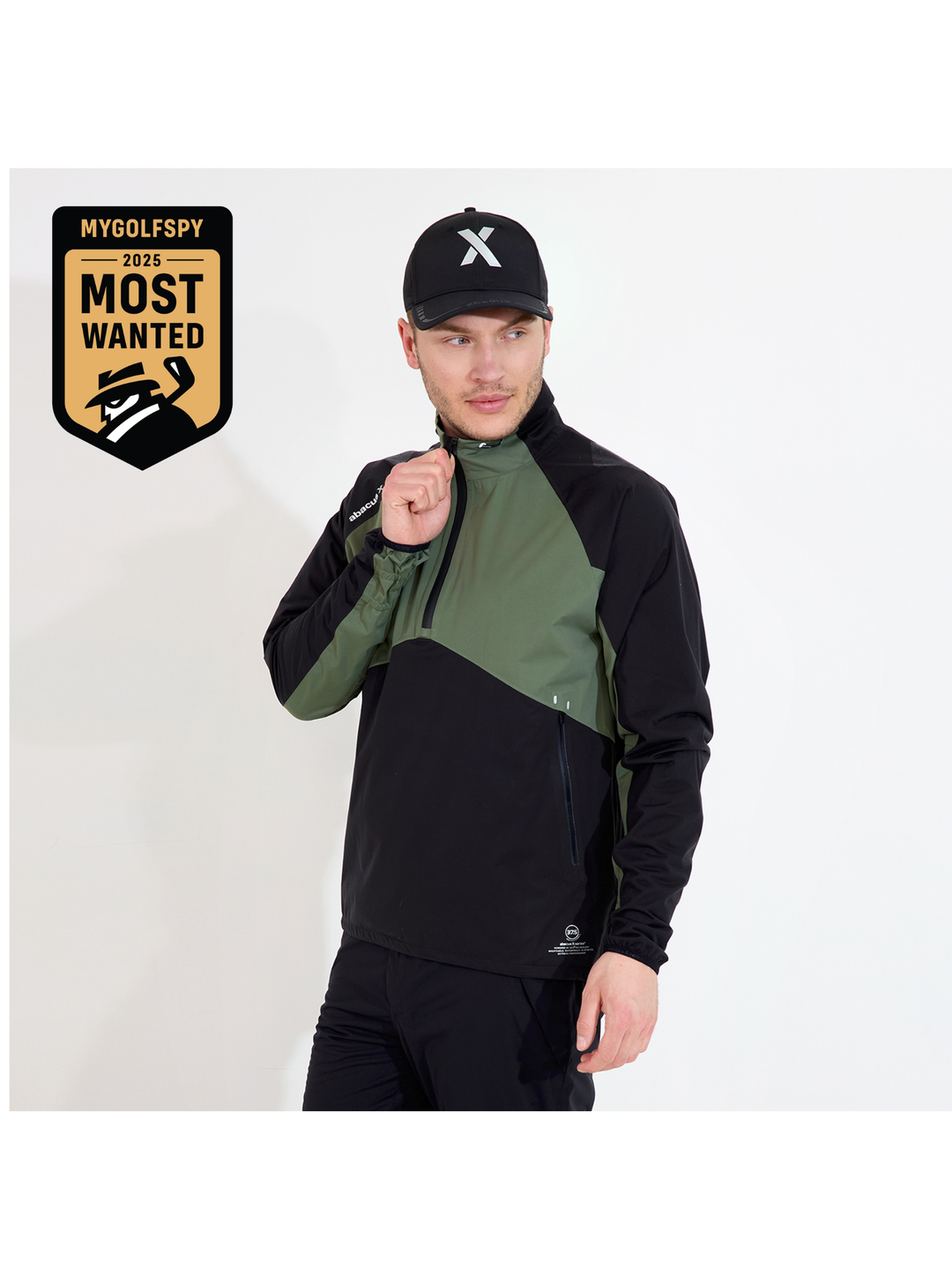 Men Pitch 37.5 technology waterproof half-zip (7.4oz) – Abacus Men Pitch 37.5 technology waterproof half-zip (7.4oz) – Abacus