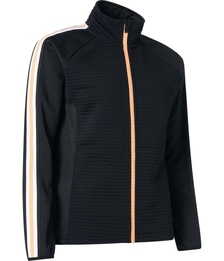 Women Turnberry 3D Stripe Fullzip Cardigan