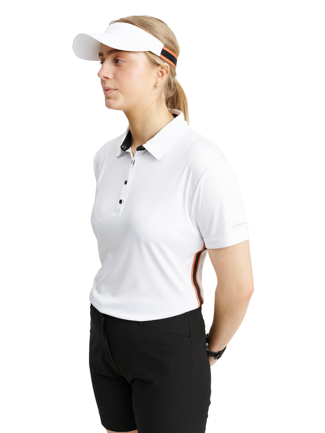 Women Cherry stripe polo