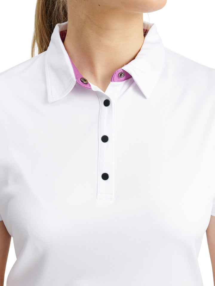 Women Cherry stripe polo