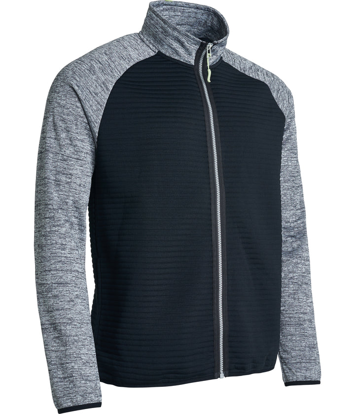 Mens Turnberry 3D Stripe Fleece Fullzip