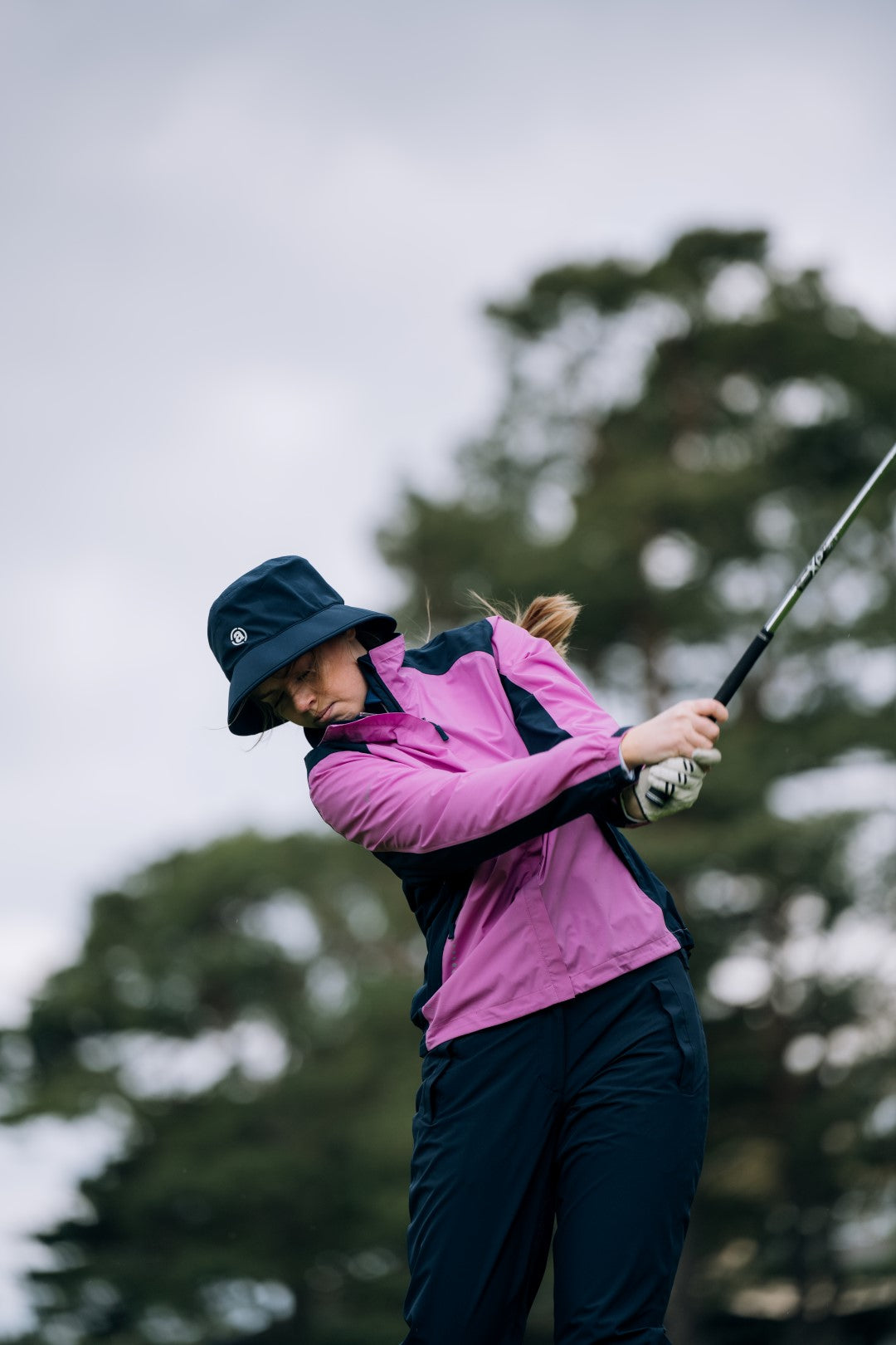 Women Links Stretch Rain Jacket Abacus Sportswear US